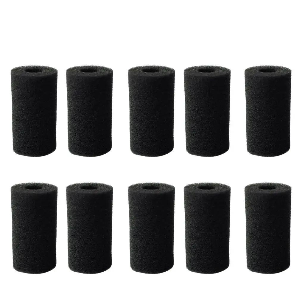 Substituição De Esponja De Espuma De Tanque De Peixes De Aquário, esponja De Filtro Bioquímico, Pré-filtro De Cilindro, 10x - Image 1