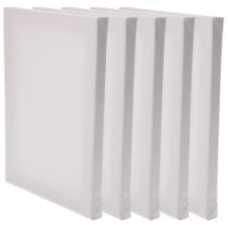 5 peças de lona esticada quadrada em branco telas de algodão para óleos pintura em aquarela lona 8x6 polegadas (20x15 cm) - Image 1