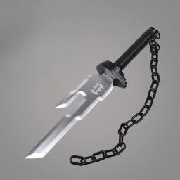 Arma do Jujutsu Kaisen, Fushiguro Toji Lança Invertida do Céu, Corrente de Mil Milhas, Modelo de Madeira para Cosplay Toy, 45cm - Image 2