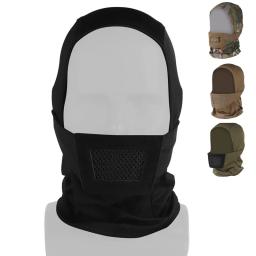 Balaclava tática, malha respirável, rosto inteiro, máscara, engrenagens para caça, paintball, airsoft, atividades ao ar livre - Image 1