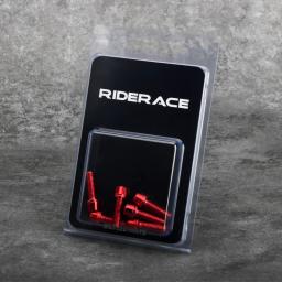 6 pçs/set parafusos do guiador da bicicleta titânio-banhado liga de aço colorido m5 * 18mm mtb guiador da bicicleta haste riser parafuso em parafusos - Image 5