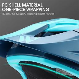 WEST BIKING-Capacete de Ciclismo Ultraleve para Homens e Mulheres, Capacete MTB Road Bike, Tampa de Segurança com Aba, Chapéu de Aberturas Esportivas, Equipamento Ciclismo - Image 3