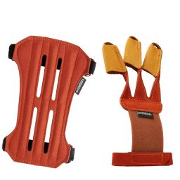 Três luvas de proteção para arco, braço protetor, tiro com arco Acessórios, caça, tiro, prática, ferramenta de proteção, novo - Image 4
