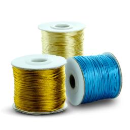 Nylon Thread String para fazer ornamentos, cabos coloridos, DIY Artesanato Material, Vestuário Encontrar, Acessórios, 1.5mm, 80 jardas por lote - Image 6