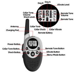 1000m 800m coleira de treinamento do cão elétrico pet controle remoto vibração som choque anti casca parar cães suprimentos à prova dwaterproof água plugue da ue - Image 4