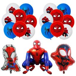 Spiderman Aniversário Decoração Set para Crianças, Fontes Do Partido, Kit De Louça, Banner, Toalha De Mesa, Contexto, Óculos, Balões - Image 4