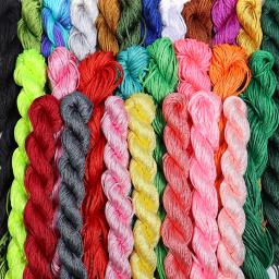 Poliéster trançado fios cabos para fazer ornamentos, artesanato DIY, materiais de costura, acessórios de vestuário, 14-28Yards, Lot, 1mm, 1.5mm - Image 3
