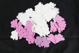 Cor borboleta confete para festa, acessórios biodegradáveis flor, decoração do casamento suprimentos, tecido sfx, diy, 100 a 200pcs - Image 1