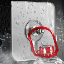 1/50 pçs ganchos adesivos fortes moldura de imagem parafuso unhas gancho cartaz foto relógio decoração parede cabides cozinha banheiro ganchos - Image 2
