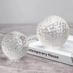Estatueta de bola de cristal para decoração, futebol, basquete, golfe, esportes, recordações, lembrança, escritório, mesa, alta qualidade, 6 cm, 8cm - Image 3