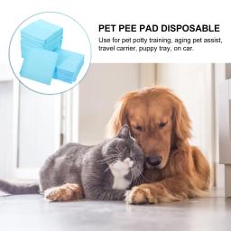 100 pçs super absorvente e impermeável cão filhote de cachorro pet esteiras de treinamento peças almofadas profissional xixi suprimentos para pequenos - Image 6