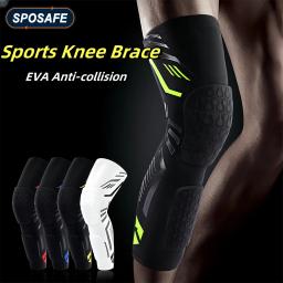 Anti-Colisão EVA Sports Joelho Brace, Mangas de Compressão Perna, Proteção para Jovens Adultos, Futebol, Basquete, Voleibol, Corrida - Image 1
