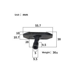 T-Shaped Drum Ferramenta chave para bateria eletrônica acústica, Universal, percussão Hardware, Tuning, Drum Key, Drop Shipping - Image 5
