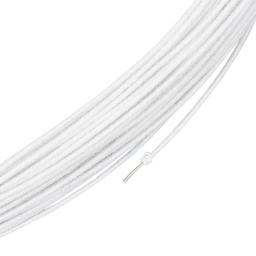 Fios florais brancos para florista Artesanato Fazendo, Algodão Coberto Fio Millinery, Hule De Ferro, Suprimentos De Costura, 20 Gauge, 21.8 Jardas - Image 1