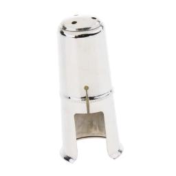 Bocal niquelado Cap para instrumento de sopro, Bb Clarinete Peças, Prata - Image 4