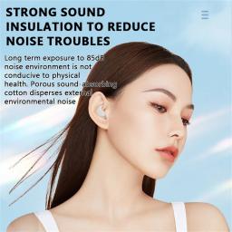 Anti Noise Silicone Tampões, Protetor de Orelha Natação Impermeável, Soft Comfort Natureza, Apto para Dormir, Mergulho, Surf - Image 3