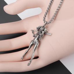 Colar Pingente Personalizado Meninas De Beisebol Para Homens E Mulheres, Jóias Punk, Presente De Moda - Image 5