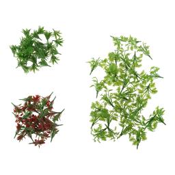 90pc 3.5/4/5cm mini modelo árvores flores arbustos verdes arbusto modelo plantas aritificial modelo de trem arquitetura modelo de flor cenário - Image 6
