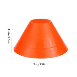 10 pces mark disk cone de futebol multi-sport formação espaço cones para o esporte de futebol 24bd - Image 5