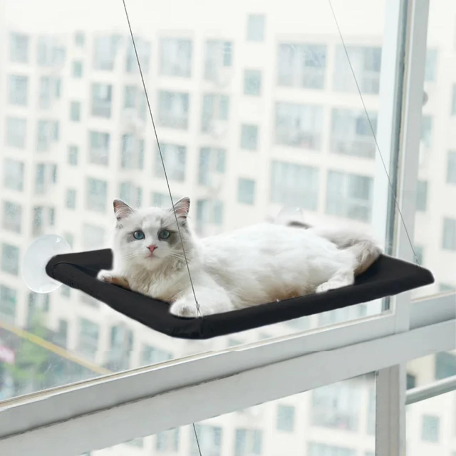 Hanging Window Hammock com Ventosa para Animais de Estimação, Cama, Prateleira, Casa, Caverna, Ninho, Suprimentos, Acessórios, Ser - Image 1