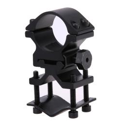 Liga de alumínio Suporte Lanterna ajustável, Torch Mount Clamp, Metal Laser, acampamento ao ar livre, Caminhadas, Universal - Image 2