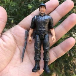 3.75 Polegada Figura de Ação Articulada Soldado Mercenário Mini Stereo Sandy Cena Fan Gift Desktop Mini Decoração Display - Image 1