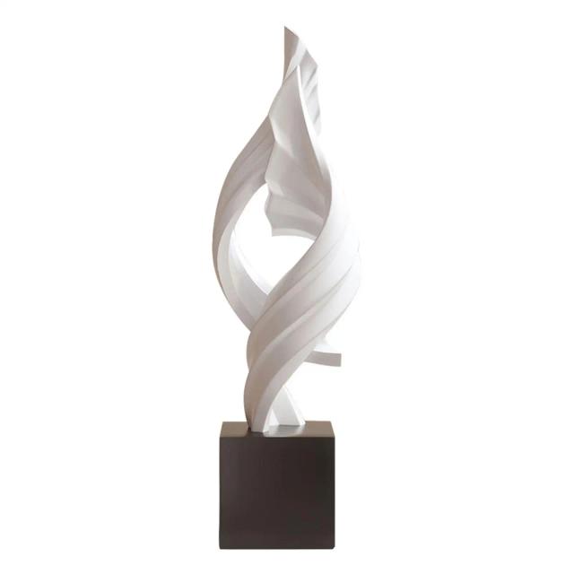 Escultura Abstrata de Resina: Arte Moderna para Decorar seu Quarto, Estante e Escritório