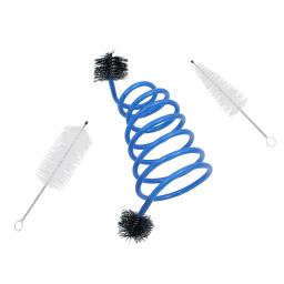 Trompete Manutenção Kit Cuidados Bocal Válvula Escova Flexível Cobra Escova Instrumento Escovas, Cornet Kit de Limpeza, 1 Conjunto - Image 6