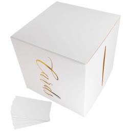Caixa de cartão de casamento festas de aniversário pequenos presentes caixas de lembrança papel para decoração caso cartões postais - Image 1