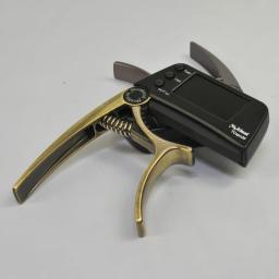Tuner de guitarra multifuncional com LCD, Capo TCapo para baixo elétrico acústico, liga de alumínio, 2 em 1 - Image 6