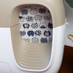 Handmade Automatic Cat Litter Box, Cat Toilet Lixo Bag, Anti-Odor Anti-Belt Sand, Cortina de Proteção de Privacidade, Use para Petsnowy - Image 2