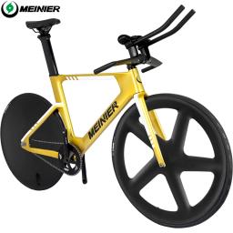 Bicicleta de pista de carbono fixie bicicleta de engrenagem fixa bicicletas completas bicicleta de velocidade única 5 raios e rodas fechadas - Image 4