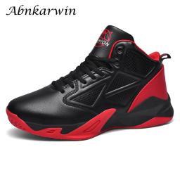 Couro de alta qualidade tênis de basquete masculino anti deslizamento tênis de basquete sapatos esportivos unisex tamanho 35-46 47 48 49 - Image 1