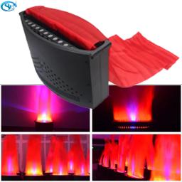 LED RGB Simulado Efeito Luzes do Palco com Controle Remoto, Máquina De Chama De Seda, DJ, Boate, Natal, Novo - Image 4