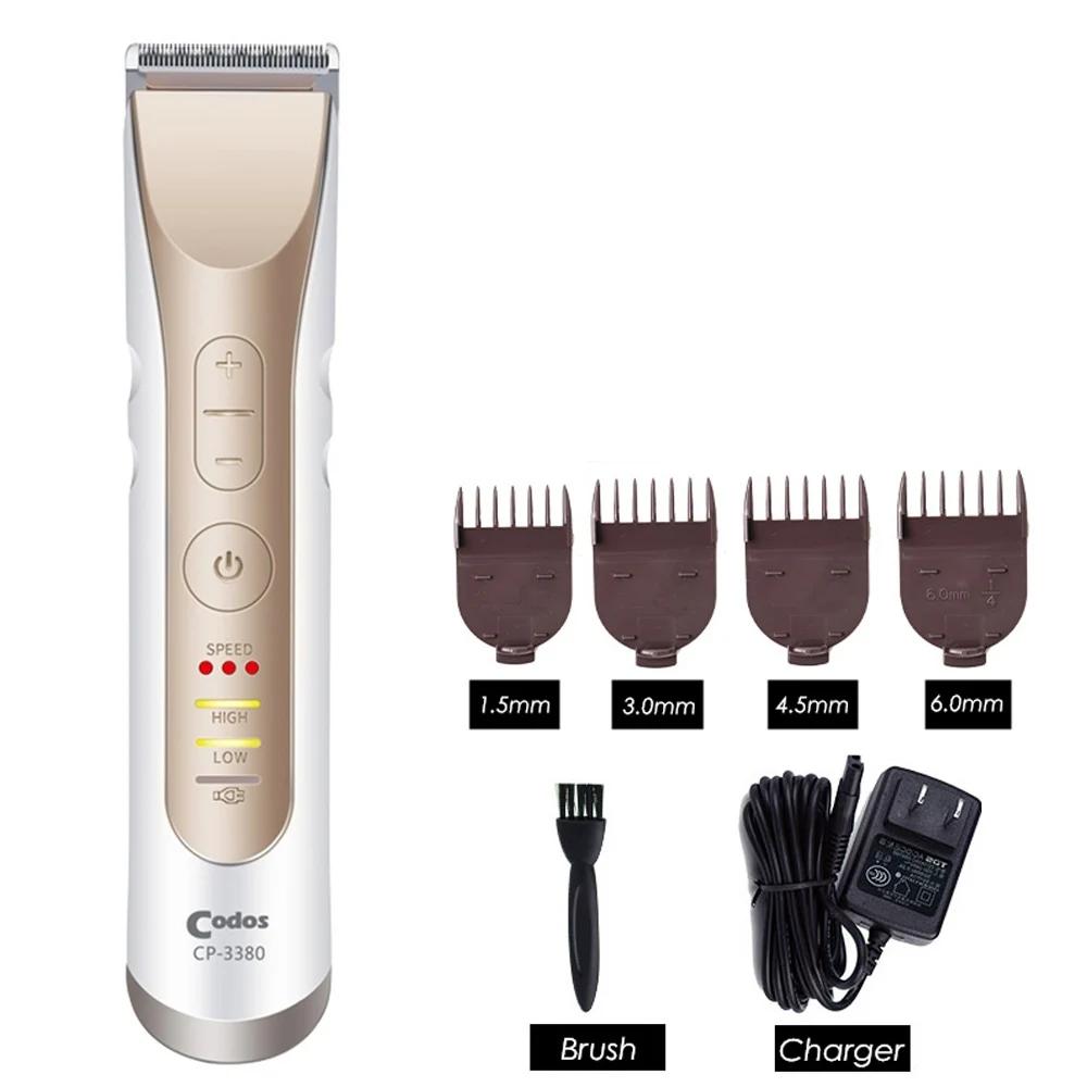 Codos-Cão profissional aparador de pêlos, Pet Clipper, recarregável Cat Shaver, aliciamento elétrico, corte de cabelo máquina, cortador de aço, CP3380 - Image 1
