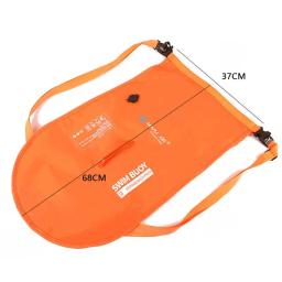 Boia de natação para adultos nadar boia flutuador mochila altamente visível natação bolha boia flutuador para treinamento de natação segura & open water - Image 5