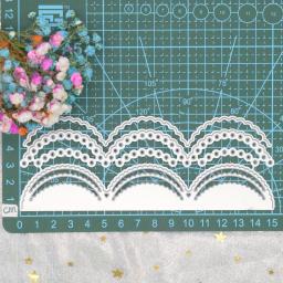 Rendas borda Metal corte morre, cartão de álbum Scrapbooking, marcação papel ofício, gravando morre, 1pc - Image 5
