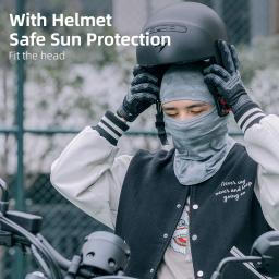 ROCKBROS Primavera Verão Ciclismo Máscara UV Máscara de Proteção Solar Bicicleta Balaclava Chapéu Bicicleta Cachecol Respirável Esporte Máscaras de Motocicleta - Image 2