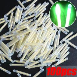 50/100 pçs firefly vara fluorescente luz vara de pesca flutuante luz escura vara luminosa ao ar livre pesca fluorescente vara luz - Image 1