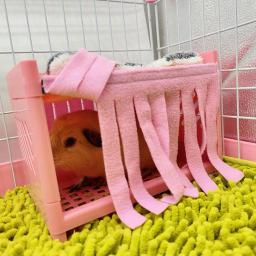 Hide House Bed Tassel Door Curtain, macio confortável, lavável, Small Animals Cage, acessórios para cobaia - Image 2