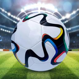 Resistente ao desgaste de futebol costurado à máquina, bola de futebol profissional, PU futebol esportivo, antiderrapante para brincadeiras internas e externas, tamanho 4 e 5 - Image 2