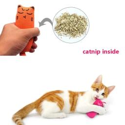 Cute Plush Teeth Grinding Toy para gatos, Rustle Sound, Catnip Toy, Thumb Pillow, Pet Products, Kitten Supplies - Image 2