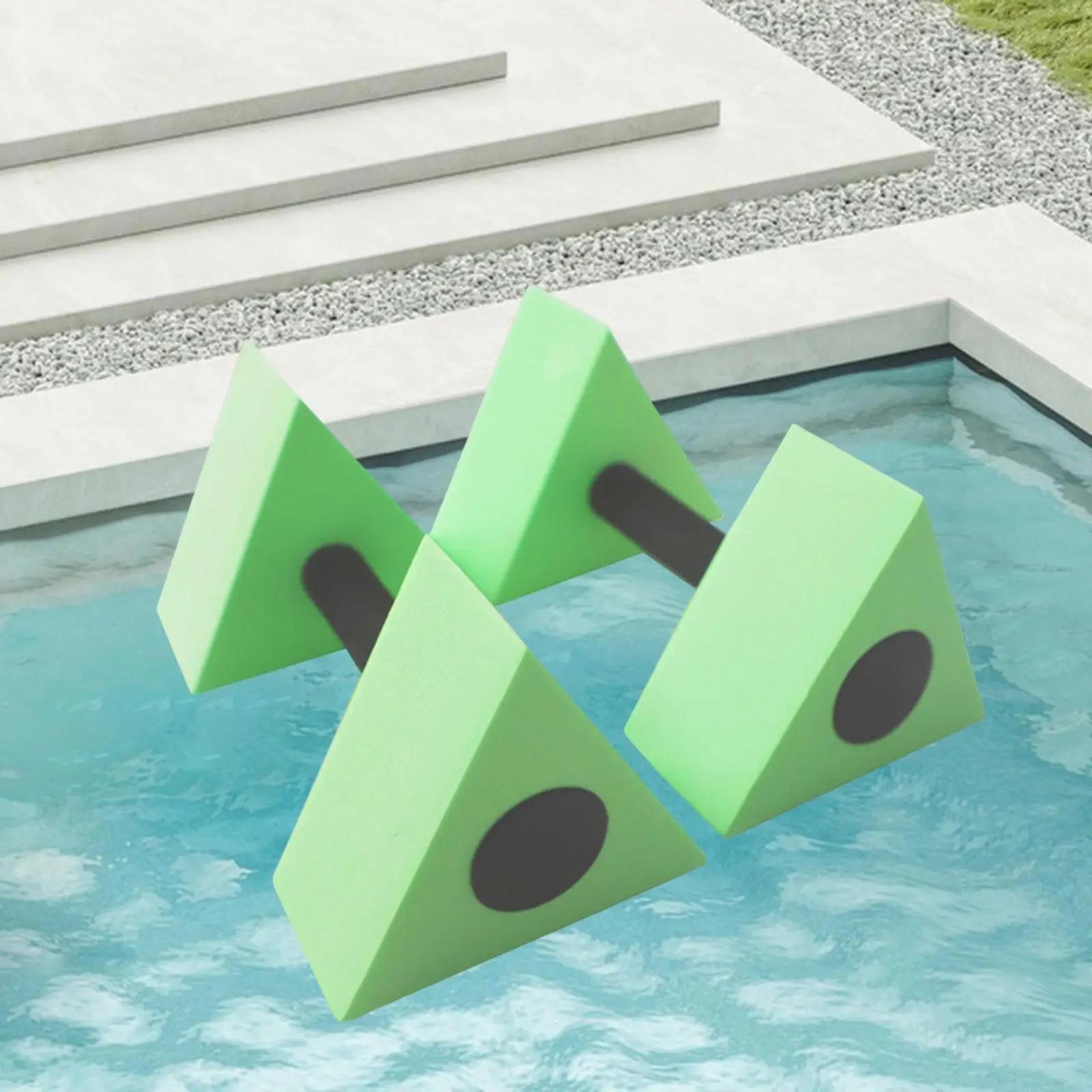 Exercício Aquático Triangular Halteres, EVA Equipamento Portátil, Durável, Fácil de Secar, Flutuante, Natação, Adultos, Crianças - Image 1