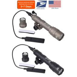 Rifle Leve de Arma Tática, Lanterna LED, Surefir, Airsoft Gun, Caça Scout, Armazém dos EUA, M600, M600B - Image 1