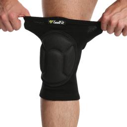 Joelheiras protetoras para homens e mulheres, manga de compressão para voleibol, basquete, corrida, futebol, corrida, ciclismo, 1 par - Image 2