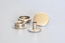 Botão Snap de latão grosso, 201 Snap Button, Big White Button, Botão de costura, Adequado para 15mm Leather, Hardware 20 Pcs, 50 Pcs, 100Pcs - Image 1