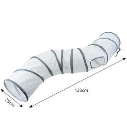 Tubo de túnel para gato de estimação, brinquedos engraçados para gatos, brinquedos dobráveis, coelho interativo, jogos, gatinho, túnel, chat, produto para animais de estimação - Image 2