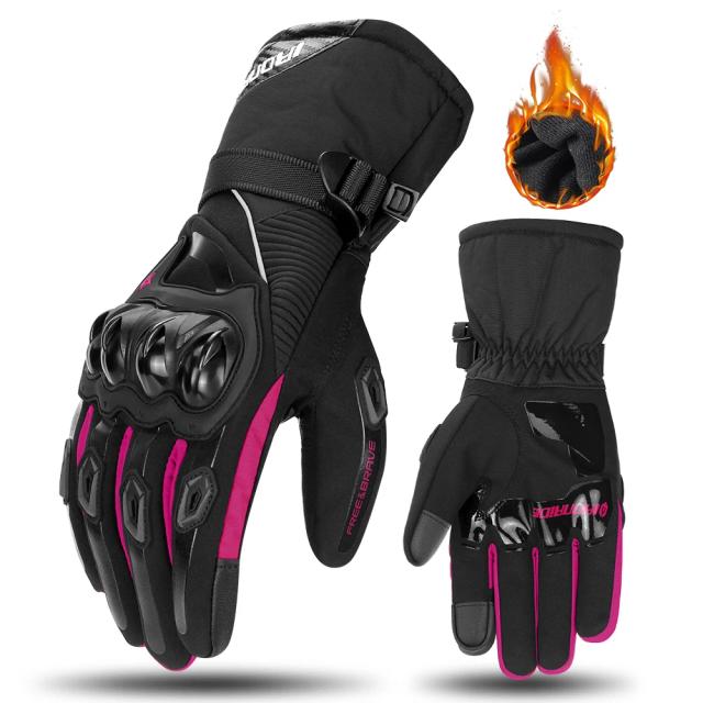 Luvas Térmicas Impermeáveis para Motociclistas Masculinos - À Prova de Vento em 7 Cores para o Inverno