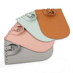 Bolsa de couro Acessórios para mulheres, mochila artesanal DIY, alça de ombro, tampa inferior, ferragem para bolsa de crochê, 1 conjunto - Image 3