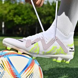 Tênis de futebol baixo para homens, botas de futebol antiderrapantes para adultos e crianças, tênis de treinamento profissional TF, FG, de alta qualidade, novos - Image 1